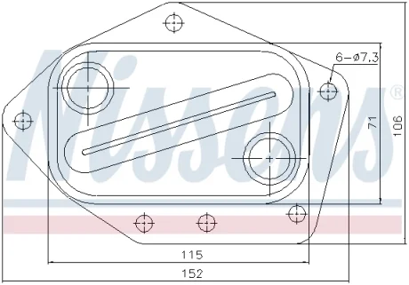 FIAT Оливний радіатор (без корпуса) 500 0.9 09-, ALFA ROMEO, LANCIA Ava cooling FT3492