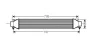 AVA FIAT Інтеркулер Bravo II, Doblo, Punto, Grande Punto, Opel Combo Tour 1.3d/2.0 Ava cooling FT4321 (фото 1)