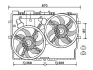 AVA FIAT Вентилятор радіатора (без кондиціонера) Ducato 2.2/3.0d 06 Ava cooling FT7583 (фото 1)