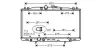 AVA HONDA Радіатор охолодження двиг. Accord VII 2.4 03- AVA COOLING HD2179 (фото 1)