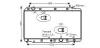 AVA HONDA Радіатор охолодження двиг. CR-V II 2.2 CTDi 05-, FR-V 2.2 i CTDi 05- AVA COOLING HD2215 (фото 1)