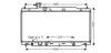 Радіатор охолодження CRV 2.4i MT/AT(AVA) AVA COOLING HD2269 (фото 1)