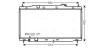 AVA HONDA Радіатор охолодження двиг. CR-V IV 2.0/2.4 12- Ava cooling HD2307 (фото 1)