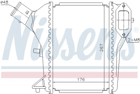 AVA HONDA Інтеркулер CR-V IV 1.6 i-DTEC 13- Ava cooling HD4344