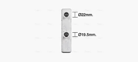 AVA HONDA Радіатор опалення Civic VIII 05- AVA COOLING HD6329