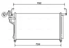 HYUNDAI Радіатор кондиціонера (конденсатор) H-1 2.5 08 Ava cooling HY5315D (фото 1)