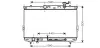 AVA HYUNDAI радіатор охолодження Santa Fe I 2.0/2.7 01- AVA COOLING HYA2110 (фото 1)