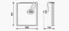 AVA HYUNDAI Випарник ELANTRA V 1.6 11-, i30 1.4, 1.6 11-, KIA Ava cooling KAV292 (фото 1)