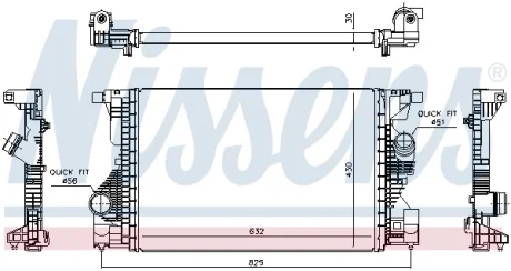 DB Інтеркулер A-CLASS (W177) 18-, B-CLASS Sports Tourer (W247) 18 Ava cooling MS4808