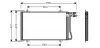 Конденсор кондиціонера MB SPRINT W901 MT/AT 95- (Ava) AVA COOLING MS5219 (фото 1)