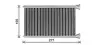 AVA DB Радіатор опалення W205, S205, C205 AVA COOLING MS6780 (фото 3)
