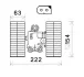 AVA DB Вентилятор салону без кондиц. Vito 03- AVA COOLING MS8632 (фото 1)
