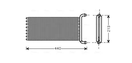 DB Радіатор опалення W639 Ava cooling MSA6441