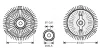 AVA DB віскомуфта вентилятора радіатора W124/126 2.8/3.6 AVA COOLING MSC416 (фото 1)