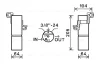 AVA DB Осушувач S-CLASS (W221, V221) 05-, S-CLASS (C216) 06 Ava cooling MSD598 (фото 1)