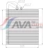 DB Випарник сист. кондиц. A-CLASS (W169) 04-, B-CLASS Sports Tourer (W245) 05 Ava cooling MSV814 (фото 1)