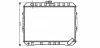 MITSUBISHI Радіатор охолодження двиг. PAJERO II 2.5 TD 4WD 90 Ava cooling MT2187 (фото 1)