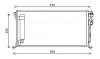 Конденсатор кондиціонера MITSUBISHI LANCER (CJ, CP) (96-) 2.0 i 16V (AVA) AVA COOLING MTA5220D (фото 1)