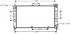AVA MAZDA радіатор охолодження Mazda 323 F V 1.5/1.8 94- AVA COOLING MZ2101 (фото 1)