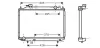 FORD Радіатор охолодження Ranger, Mazda BT-50 2.5D/3.0TDCi 99 Ava cooling MZ2171 (фото 1)