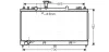 MAZDA Радіатор охолодження 6 2.0 03 Ava cooling MZ2224 (фото 1)