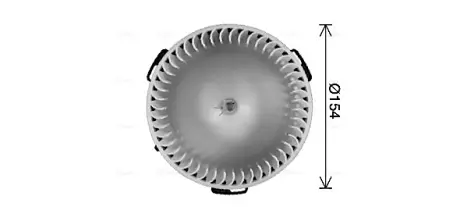 Вентилятор салону MAZDA 3 (2004-) (AVA) AVA COOLING MZ8297