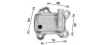 OPEL Масляний радіатор Corsa C, Combo Tour, Meriva 1.7CDTI 03 Ava cooling OL3716 (фото 3)