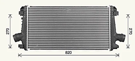 Інтеркулер INSIGNIA A 2.0 11- Ava cooling OL4722