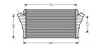 FIAT Інтеркулер CROMA 05-, CADILLAC, OPEL Ava cooling OLA4492 (фото 1)