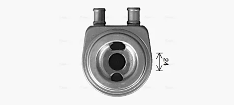 AVA CITROEN Оливний радіатор Jumper, Xantia, Peugeot 406/605, Boxer 1.9/2.5D/TD 94- Ava cooling PE3422