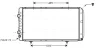 AVA CITROEN Радіатор охолодження Jumper 1,9D-1,9TD 94- Ava cooling PEA2146 (фото 1)