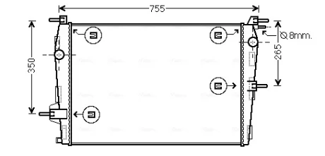 RENAULT Радіатор системи охолодження FLUENCE Z.E. 12 Ava cooling RTA2573