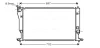 AVA TOYOTA Радіатор охолодження двиг. AVENSIS 2.2 05-, COROLLA 2.2 05- AVA COOLING TO2398 (фото 1)