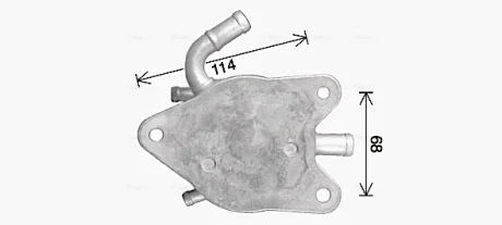 AVA TOYOTA Оливний радіатор (без корпуса) CAMRY 2.5 11-, LEXUS Ava cooling TO3755