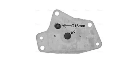 LEXUS Оливний радіатор (без корпуса) NX 200t 14-, NX 300 17-, RX 200t 15-, RX 300 17 Ava cooling TO3769