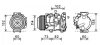 AVA LEXUS Компресор кондиціонера GS 300 05-, IS II 250 05 Ava cooling TOAK639 (фото 1)