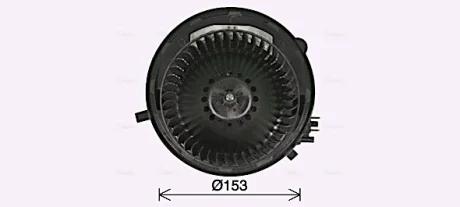 AVA AUDI Вентилятор салону Q3, SEAT, SKODA, VW AVA COOLING VN8432
