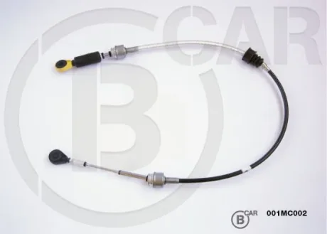 Трос привода коробки передач B CAR 001MC002