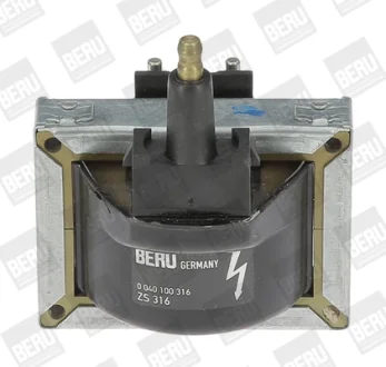 RENAULT Котушка запалювання 19,21,25,Clio -98,Espase -96,Laguna -01,Megane 96-,Trafic -94,Safrane 2,2 -96. BERU ZS316