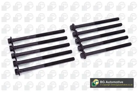 Комплект болтів з шестигранною головкою з чорного металу BGA BK4349