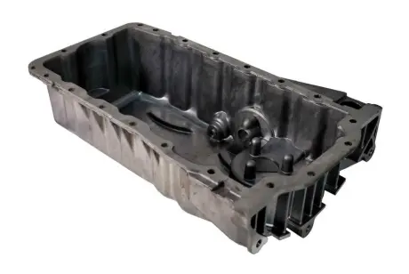Масляний піддон (з отвором для датчика, алюміній) AUDI A3, A4 B6, TT SEAT IBIZA IV, IBIZA IV SC, LEON, TOLEDO II SKODA OCTAVIA I VW BORA, BORA I, GOLF IV, NEW BEETLE 1.6-3.6 06.96- BLIC 0216-00-0015477P