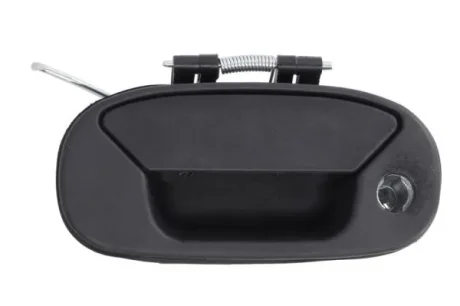 Ручка дверей задн (зовнішн, з отвором для замка, чорна текстура) FIAT DOBLO I 03.01-01.10 BLIC 601007029417PP