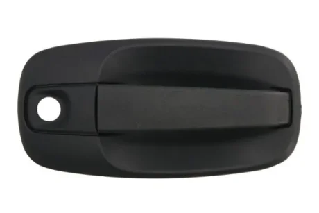 Ручка дверей задн Лів/Прав (зовнішн, з отвором для замка, чорна текстура) NISSAN PRIMASTAR X83 OPEL VIVARO A RENAULT TRAFIC II 03.01-01.16 BLIC 601009041410PP