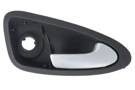 Ручка дверей передн Прав (внутрішн, срібн/чорн) SEAT IBIZA IV 6J, IBIZA IV 6P 03.08-06.17 BLIC 601010016402PP