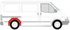 Ремонтна частина крила задн Прав (коротка модель) FORD TRANSIT IV FL, TRANSIT IV FL II 01.91-07.00 BLIC 6504-03-2515596K (фото 2)