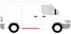 Поріг Збоку прав (розсувні двері, товщина 0,8мм) MERCEDES SPRINTER 901, 902, 903, 904, 905 VW LT II 01.95-07.06 Blic 6505063546002P (фото 2)