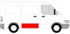 РМК розсувних дверей (обшивка, нижня частина, висота 310мм) MERCEDES SPRINTER 901, 902, 903, 904, 905 VW LT II 01.95-07.06 Blic 6508013546150P (фото 2)