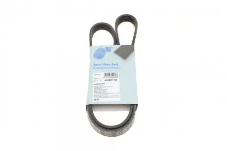 Ремінь генератора Peugeot 605 2.0 89-99/ Ford Fiesta1.8 95-03/ Honda Civic/ Fit/ Jazz 1.2-1.4 02- BLUE PRINT AD05R1138