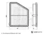 Фільтр воздушний BLUE PRINT ADBP220119 (фото 3)