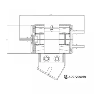 Паливний фільтр SSANGYONG KORANDO 2.0/2.0LPG 02.12- BLUE PRINT ADBP230040